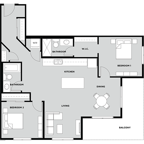 Suite 203 Floorplan