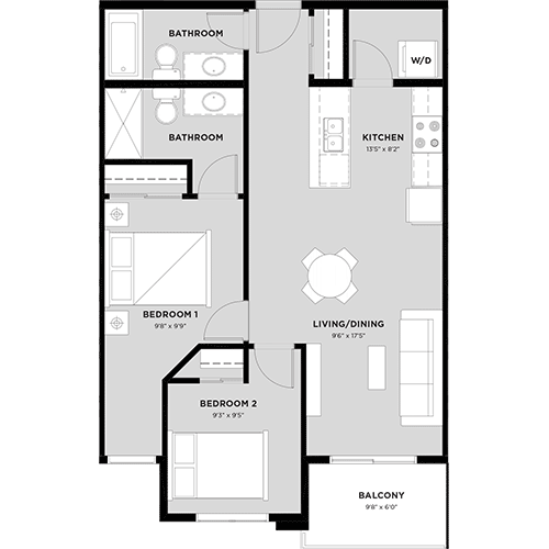Suite 513 Floorplan
